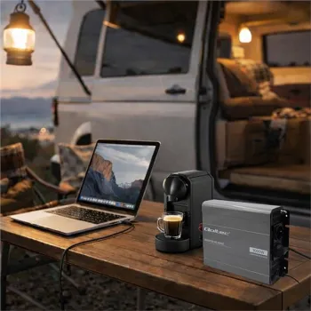 Qoltec Przetwornica napięcia MS Wave | 12V na 230V | 1500/3000W | USB | Kompatybilna z LiFePO4 GEL AGM-1435658