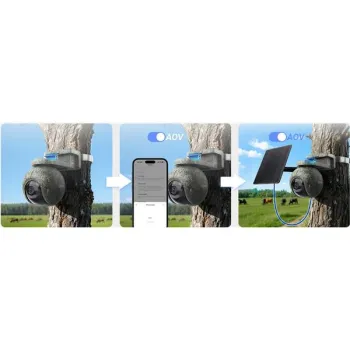 Kamera IP Ezviz EB8 PRO 4G Ranger Kit 8MP z panelem słonecznym 8W 4G Wi-Fi moro-1434994