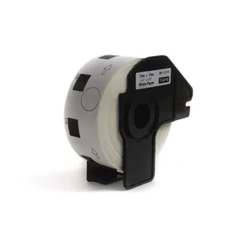 Etykiety JetWorld Zamiennik Brother DK Czarny na Białym średnica 24*1000 szt.  DK11218, DK-11218, DK11.218