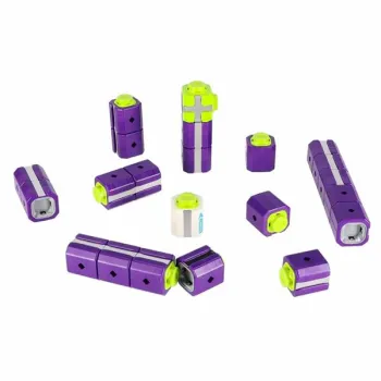 Klocki magnetyczne konstrukcyjne tor wyścigowy auto 87 elementów-1434609