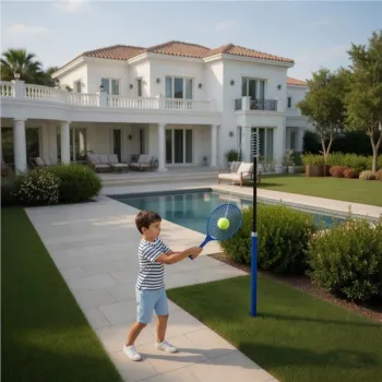 Speedball turnball tenis na lince zestaw 2 rakietki piłka słupek MOVEPRO-1434646