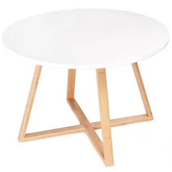 Stolik kawowy nowoczesny skandynawski 60 cm bambus ModernHome-1439697