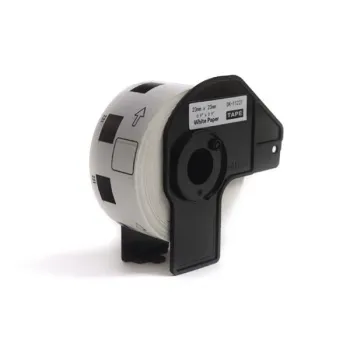 Etykiety JetWorld Zamiennik Brother DK Czarny na Białym 23mm*23mm*1000 szt.  DK11221, DK-11221, DK11.221