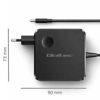 Qoltec Ładowarka sieciowa GaN Super Fast 100W | USB-C PD | 5-20V | 3-5A | Laptop | MacBook | Smartfon | kabel 1.8m-1435