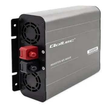 Qoltec Przetwornica napięcia MS Wave | 12V na 230V | 1500/3000W | USB | Kompatybilna z LiFePO4 GEL AGM-1435661