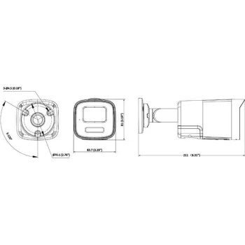 Kamera IP Hikvision DS-2CD1T67G3-LIUF/SL(2.8mm)-1435967