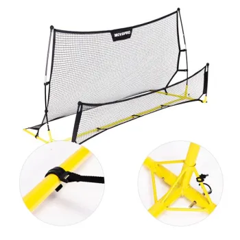 Rebounder trenażer piłkarski dwustronny do treningu strzałów 220x120 cm MOVEPRO-1434641