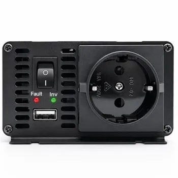 Qoltec Przetwornica napięcia MS Wave | 12V na 230V | 500/1000W | USB | Kompatybilna z LiFePO4 GEL AGM -1435640