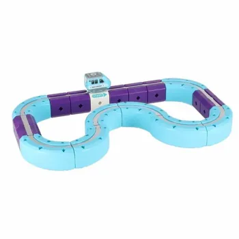 Klocki magnetyczne konstrukcyjne tor wyścigowy auto 87 elementów-1434597