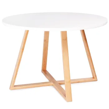 Stolik kawowy nowoczesny skandynawski 60 cm bambus ModernHome-1439698