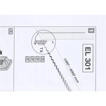 Zestaw SK Lineamatic, Portronic D 5000 (fotokomórki EL-301 + lampa LED SLK 24V + śrubki)-1431256