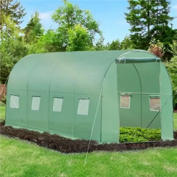 Szklarnia tunel ogrodowy foliowy 6x3x2 m 18 m2 metalowy stelaż folia UV-1430512