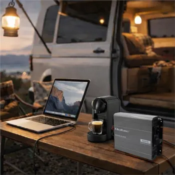 Qoltec Przetwornica napięcia MS Wave | 12V na 230V | 3000/6000W | USB | Kompatybilna z LiFePO4 GEL AGM-1435693