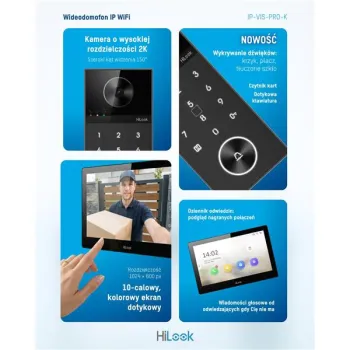 Zestaw wideodomofonowy IP Hilook IP-VIS-PRO-K-1430090
