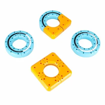 Klocki magnetyczne konstrukcyjne tor wyścigowy auto 87 elementów-1434611