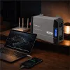 Qoltec Przetwornica napięcia Pure Sine Wave | 12V na 230V | 1500/3000W | LCD | USB | USB-C | Kompatybilna z LiFePO4 GEL