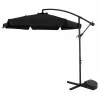 Parasol ogrodowy LUARO duży składany z wysięgnikiem 290cm czarny-1441264