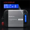 Qoltec Przetwornica napięcia Pure Sine Wave | 12V na 230V | 300/600W | LCD | USB | USB-C | Kompatybilna z LiFePO4 GEL A