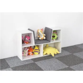 Szafka regał z siedziskiem ławka dla dzieci ECOTOYS-1440223