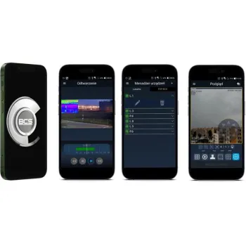 Zestaw monitoringu IP BCS Point 4x Kamera BCS-P-TIP24FSR4-Ai2 Rejestrator z dyskiem 1TB-1440561