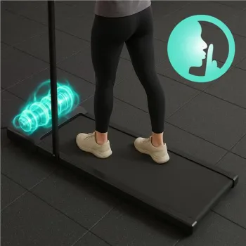 Bieżnia domowa z uchwytem elektryczna walking pad treningowy pod biurko 10 km/h MOVEPRO-1440203