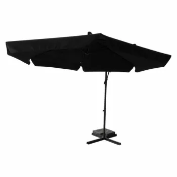Parasol ogrodowy LUARO duży składany z wysięgnikiem 290cm czarny-1441265