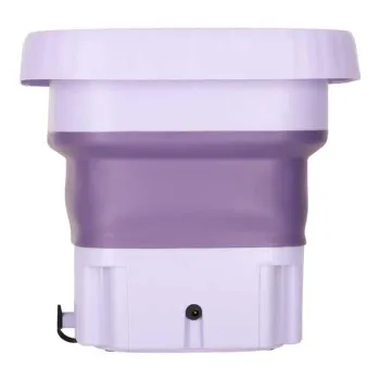Pralka automatyczna turystyczna mini przenośna składana 8l fioletowa-1440874