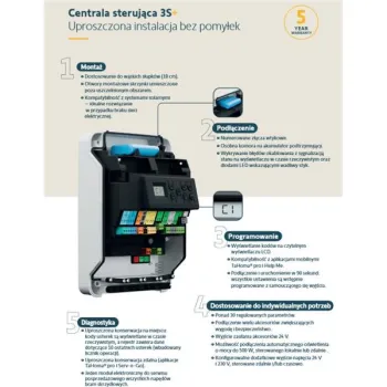 Zestaw Somfy Elixo 3S+ M IO Comfort Pack do 600kg bram przesuwnych-1440252