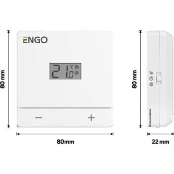 ENGO Controls EASY-BATW - Dobowy, przewodowy regulator-798693