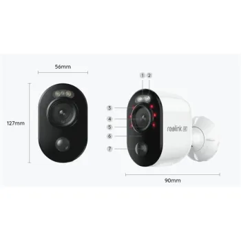 Kamera IP Reolink Argus B350 z panelem solarnym-799847