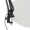 Lampka na biurko biurkowa LED USB obrotowy wysięgnik 2 sposoby mocowania-837385