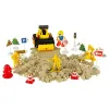 Piasek dla dzieci 1100g zamek pojazdy foremki figurki zestaw kreatywny-837826