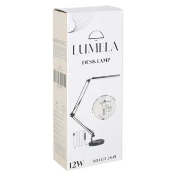 Lampka na biurko biurkowa LED USB obrotowy wysięgnik 2 sposoby mocowania-837394