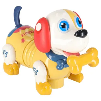 Pies piesek interaktywny z kością robot reaguje na dotyk-837548