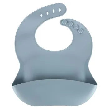 Naczynia silikonowe dla dzieci zestaw 8 elementów niebieski-837873