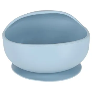 Naczynia silikonowe dla dzieci zestaw 8 elementów niebieski-837877