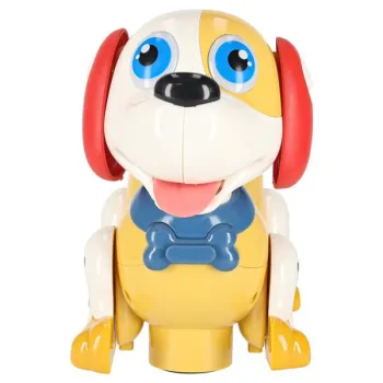 Pies piesek interaktywny z kością robot reaguje na dotyk-837547