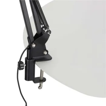 Lampka na biurko biurkowa LED USB obrotowy wysięgnik 2 sposoby mocowania-837385