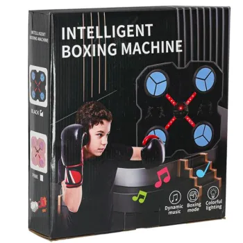 Tarcza bokserska treningowa na ścianę trenażer muzyka LED USB rękawice-837709