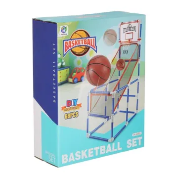 Koszykówka gra zręcznościowa sportowa przenośna basketball 2 piłki pompka-837618