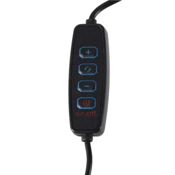 Lampka na biurko biurkowa LED USB obrotowy wysięgnik 2 sposoby mocowania-837388