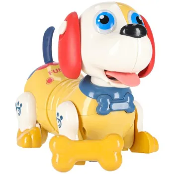 Pies piesek interaktywny z kością robot reaguje na dotyk-837549