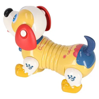 Pies piesek interaktywny z kością robot reaguje na dotyk-837544