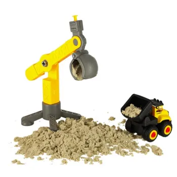 Piasek dla dzieci 1100g zamek pojazdy foremki figurki zestaw kreatywny-837827