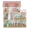 Domek dla lalek drewniany LULILO Peonio 70cm LED róż-838297