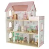 Domek dla lalek drewniany LULILO Peonio 70cm LED róż-838296