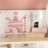 Domek dla lalek drewniany LULILO Peonio 70cm LED róż-838304