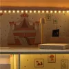 Domek dla lalek drewniany LULILO Peonio 70cm LED róż-838308