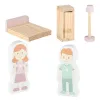 Domek dla lalek drewniany LULILO Peonio 70cm LED róż-838302