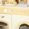Kuchnia dla dzieci drewniana kran z wodą dźwięki światła 90cm beżowa-838287